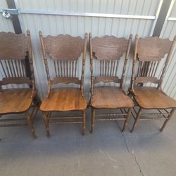 Set Of 4 Dining Chairs 