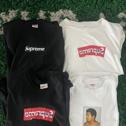 Sz L/XL Supreme Box Logo Tshirts