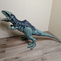 Very Large 41in Long by 18in Tall Jurassic World Dominion Super Colossal Giganotosaurus