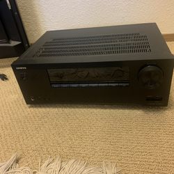 Used Onkyo TX-SR393 5.2-Channel A/V Receiver, 80W Per Channel at 8 Ohms