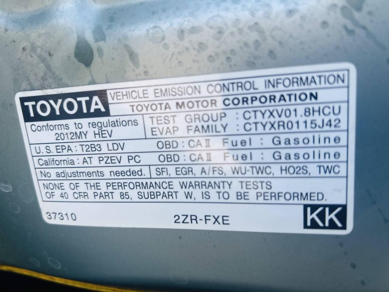 2012 Toyota Prius Plug-in