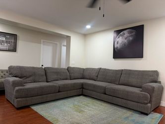 Dark gray sectional- free delivery