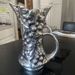 Crome Finished Vase
