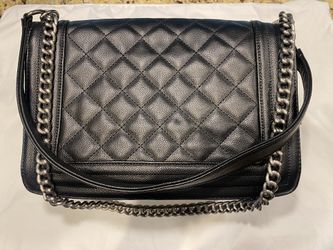 shoulder purse and Silver hardware.