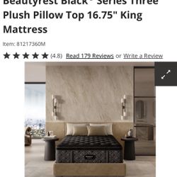 Discover where luxury meets innovation with Beautyrest Black®.  Designed with Triple-Stranded Pocketed Coil® Technology, this mattress offers our most