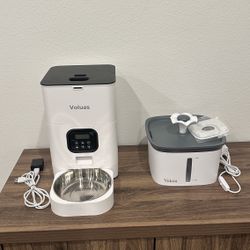 Automatic Pet (Dog/Cat) Feeder & Water Fountain