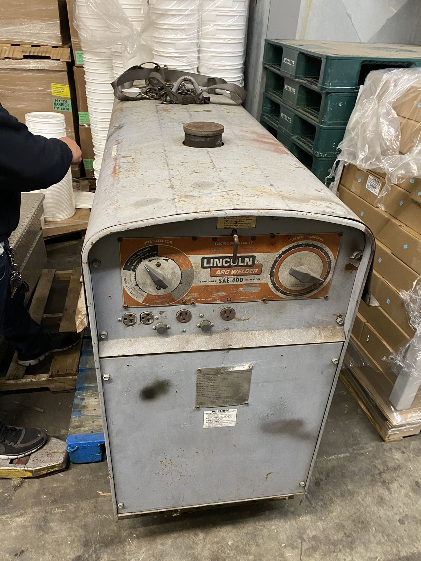Lincoln arc welder sae 400 diesel powered