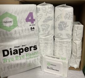 Size 4 Diapers & Wipes Bundle