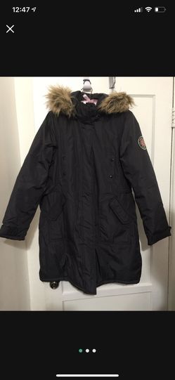MADDEN GIRL ALL WEATHER JACKET COAT Puffer Anorak Jacket in blue Used once    Chamarra de madden girl para todo tipo de clima  En azul  