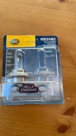 One headlamp bulb: 9003/HB2 Halogen