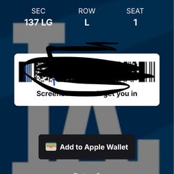 Los Angeles Dodgers Vs Chicago Cubs at Saturday April 25