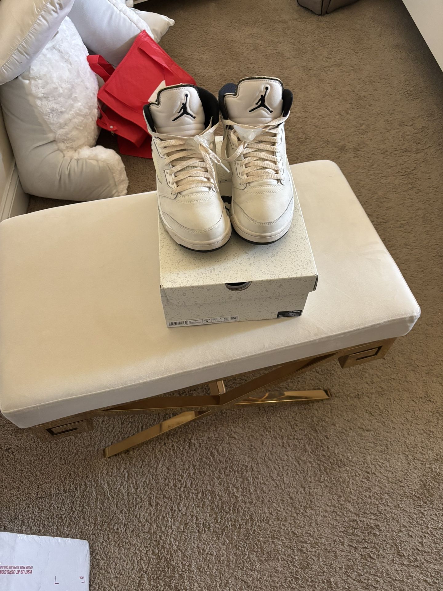 Air Jordan 5 Black Sail