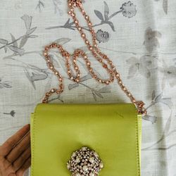 NWOT Ted Baker Cloth handbag, Green