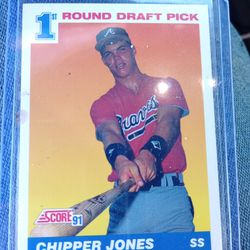 Score 1991 Chipper Jones Rookie