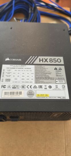 Corsair HX850 and custom psu cables