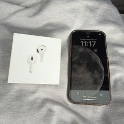 iPhone 12 Pro Max.  Apple  Airpods  4th Gen 