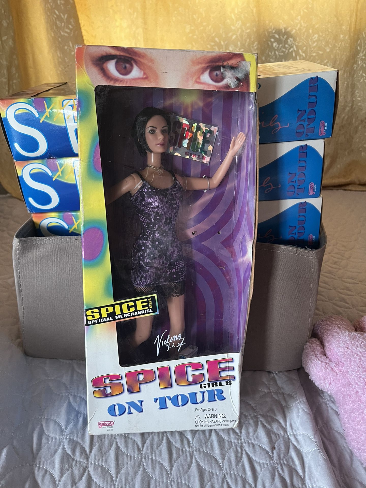 VINTAGE 90S SPICE GIRLS POSH SPICE ON TOUR DOLL / NEW IN UNOPENED BOX / GALOOB SPICE GIRLS BARBIE DOLL