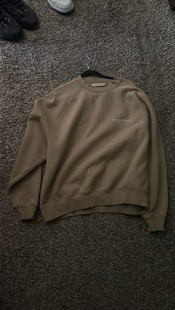 Tan essentials fear of god crew neck