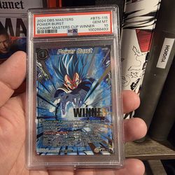 Dragonball TCG Vegeta Winner PSA 10