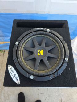 Kicker comp 10" subwoofer with box