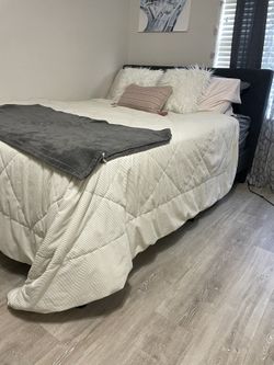 Queen Size Bed Frame With Headboard