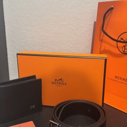 Hermès H Buckle Belt – Authentic, With Box & Dust Bag