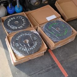 NEW 2" Olympic Bumper weight plates (10's, 25's, 35's)