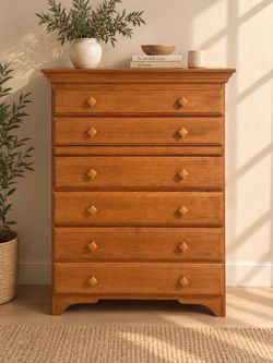 Golden Morning • 5-Drawer Tall Dresser