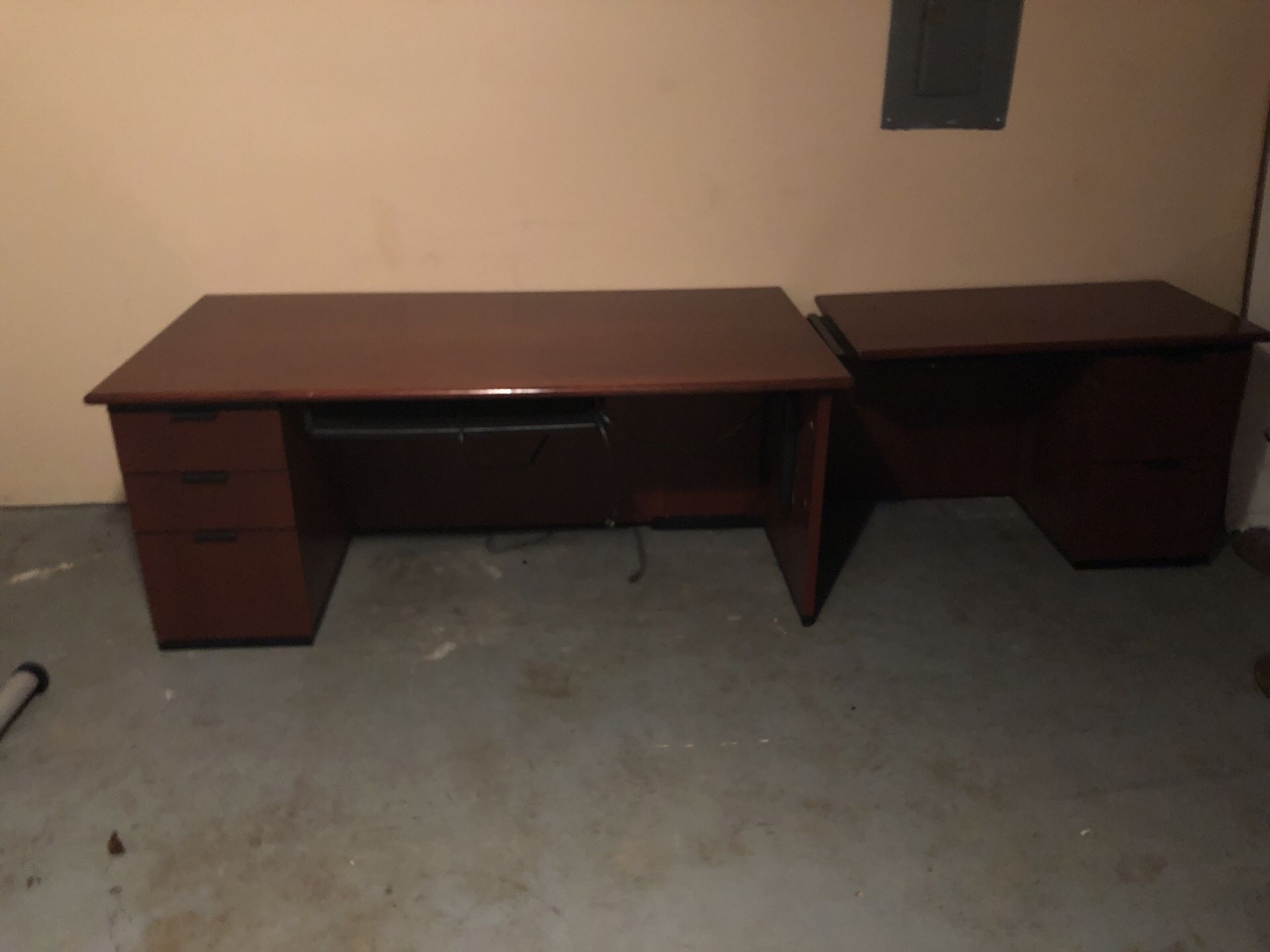 L shape desk
