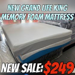 NEW GRAND LIFE KING MEMORY FOAM MATTRESS 