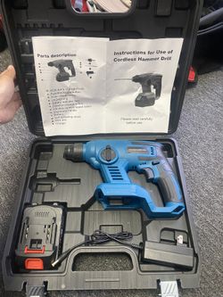Brand New cordless hammer drill With Battery And Charger