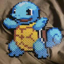 Pokémon Squirtle Perler Bead Art
