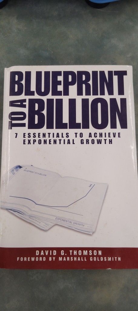 BLUEPRINT TO A BILLION BOOK