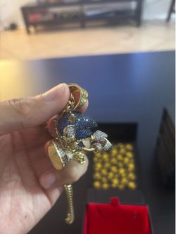 Sonic The Hedgehog Gold Necklace From Sega
