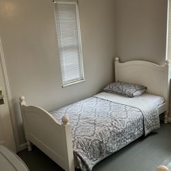 2-Twin Beds Including Mattresses, Mattress Covers, Bucky Boards, Mattress Toppers