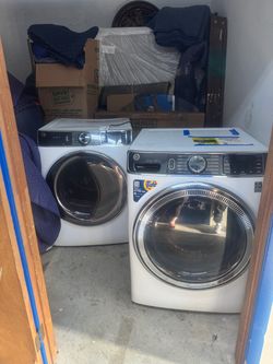 GE washer and dryer