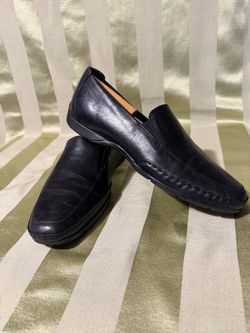 Men’s MEPHISTO Balck Leather Loafers-Size 13