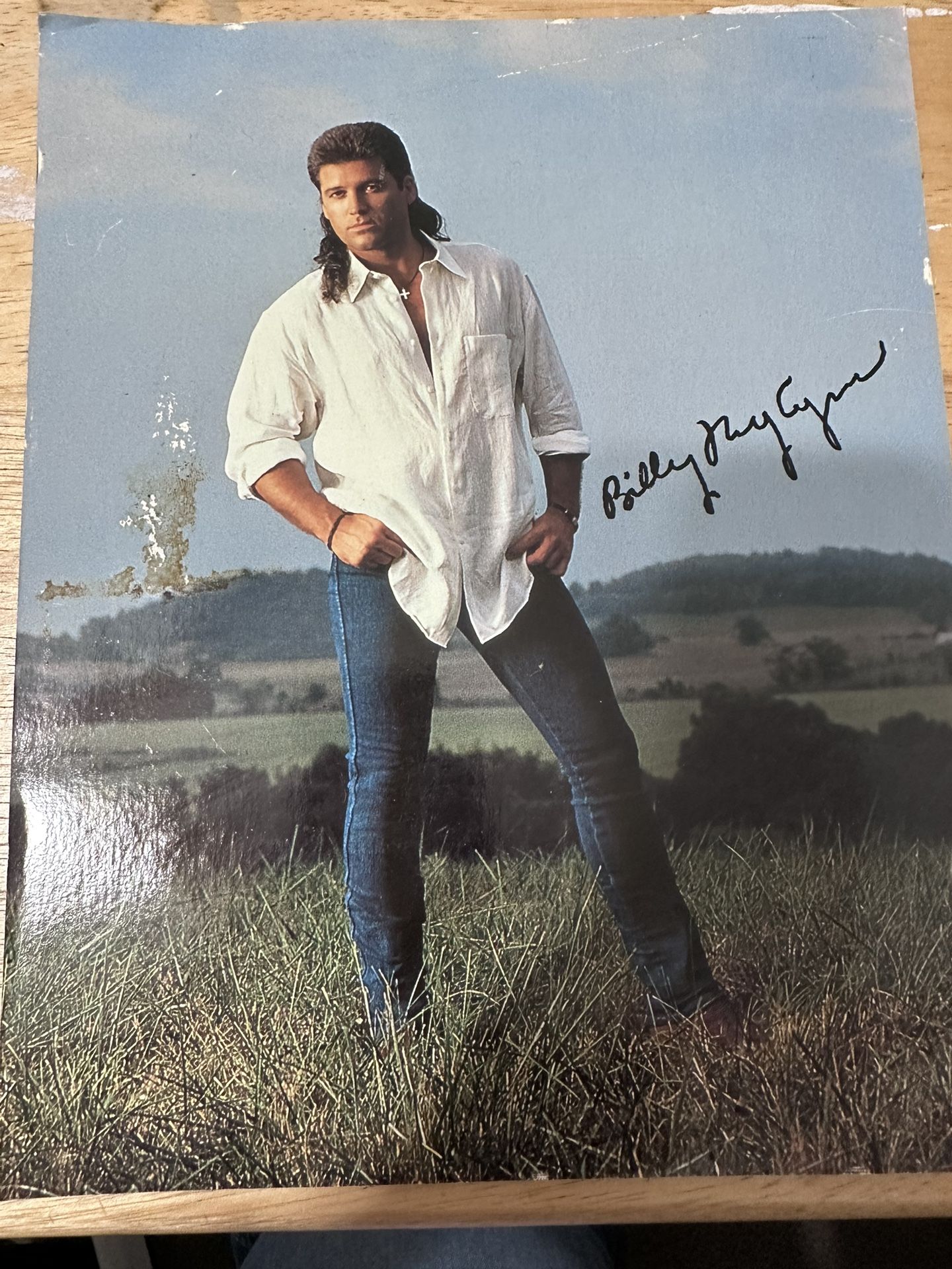 Autographed Billy Ray Cyrus Picture