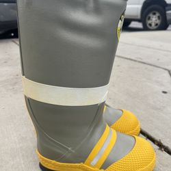 ARFF A.R.F.F. Aircraft Rescue Fire FireFighting Boots Men's Size 7 Medium