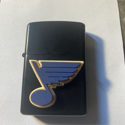 St. Louis Blues fliptop lighter new without fuel