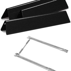 18" Burner Tubes 69785 and 15.3" Flavorizer Bars 7635 Grill Replacement Parts for Weber