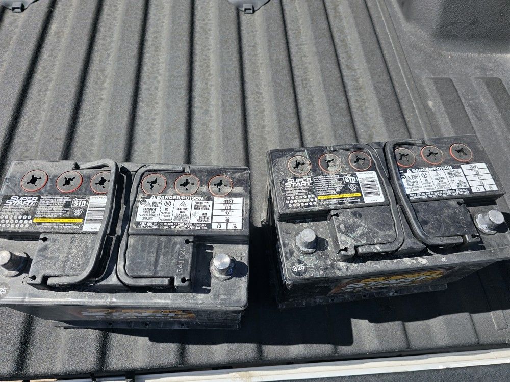 Two Super Start Batteries