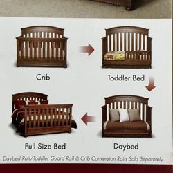 Crib / Toddler Bed / Day Bed / Full Size Bed Conversion - Great Condition!!!