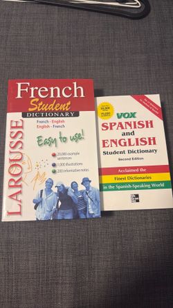 French and Spanish Dictionaries