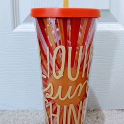 STARBUCKS LIQUID Sunshine Red Orange Yellow Sun Beam