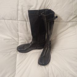 BCBG BLACK BOOTS SIZE 9 EXCELLENT CONDITION