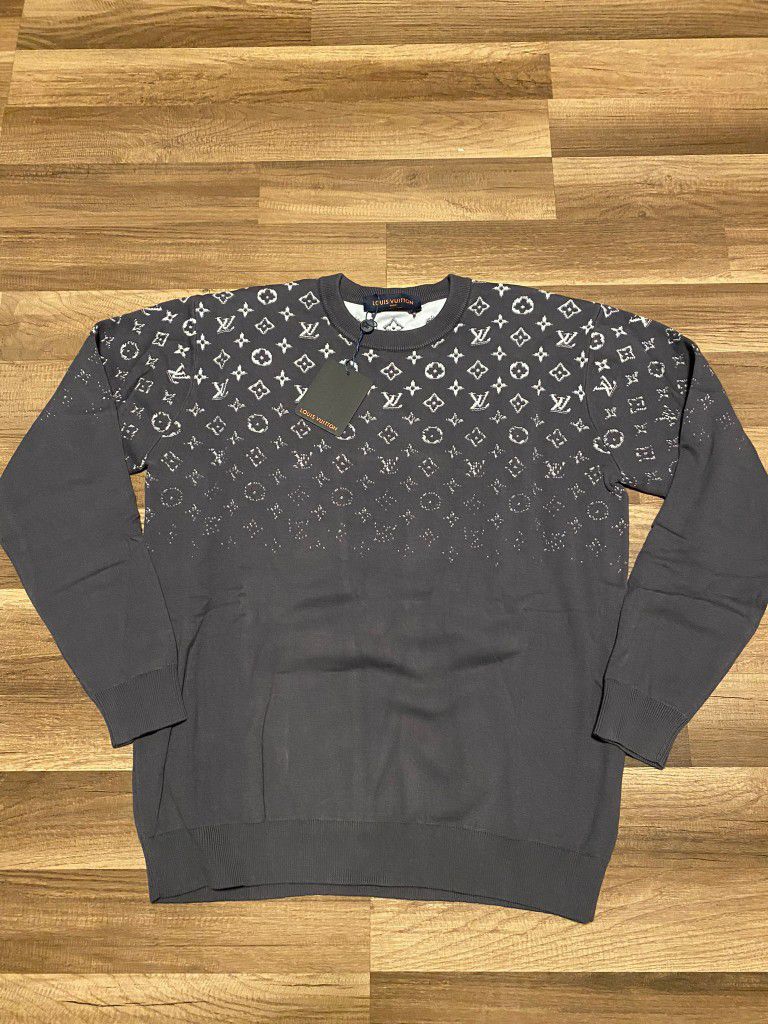 Gray Monogram Sweater (ON SALE)