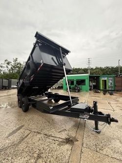 AMP 7 x 14 High Side Dump Trailer 14k