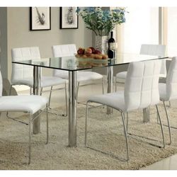White Dining Table Set - Free Delivery