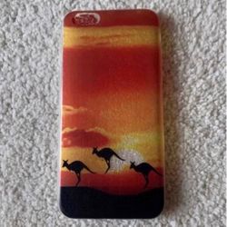 Sunset and kangaroos case for iPhone 6, iPhone 6s